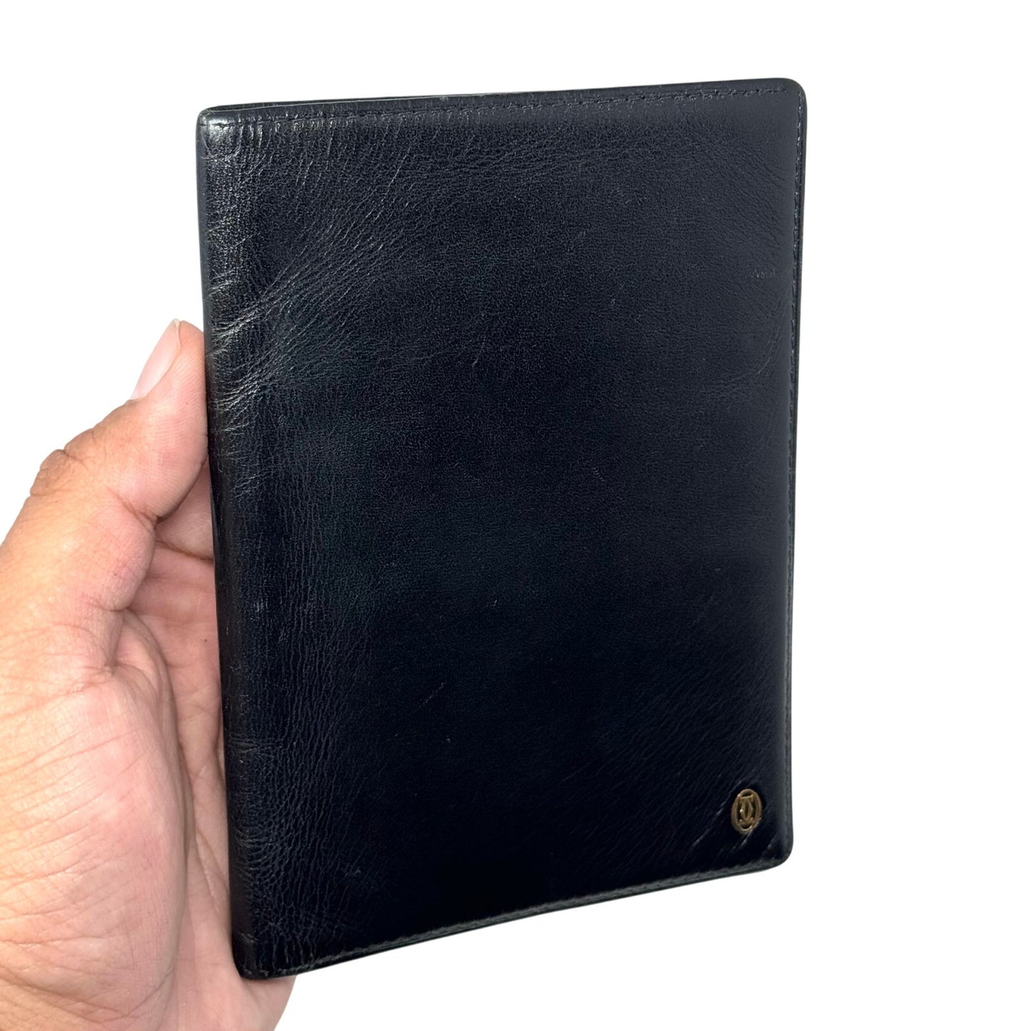 Cartier Black Passport Case