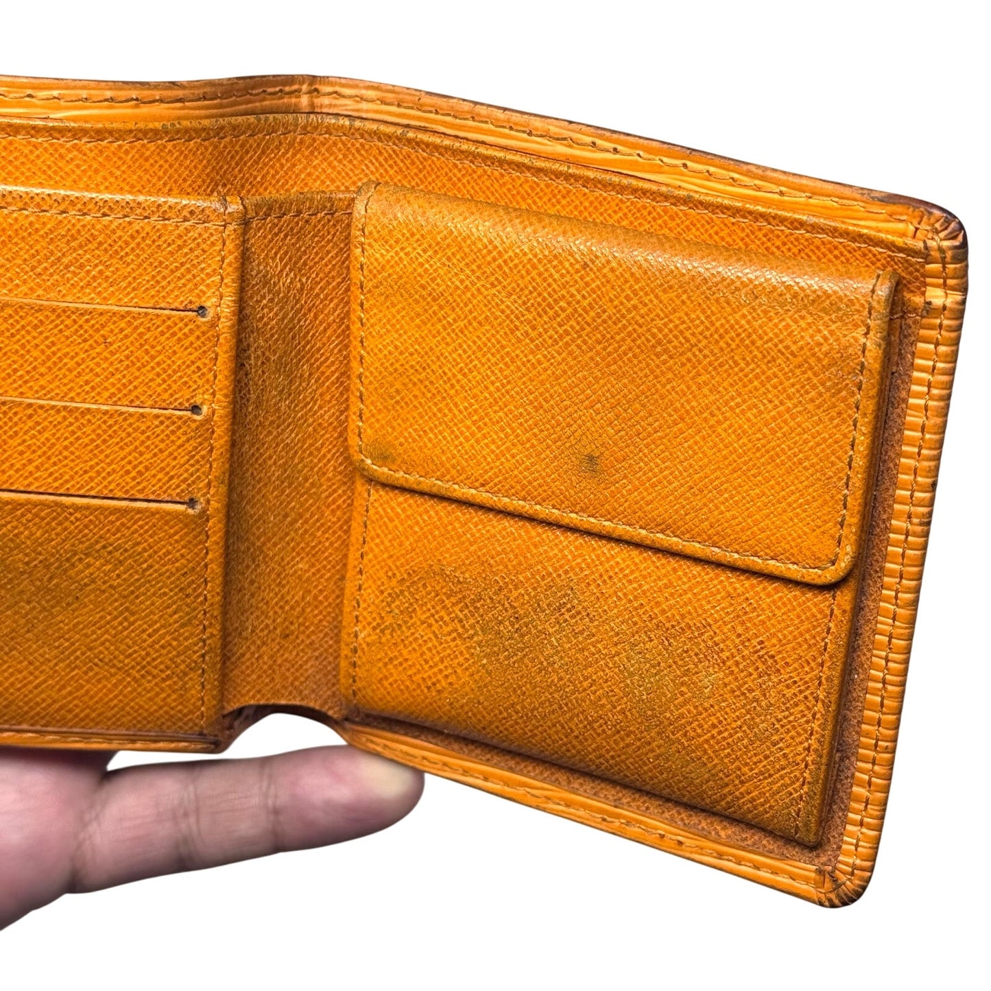 Louis Vuitton Orange Bifold Wallet