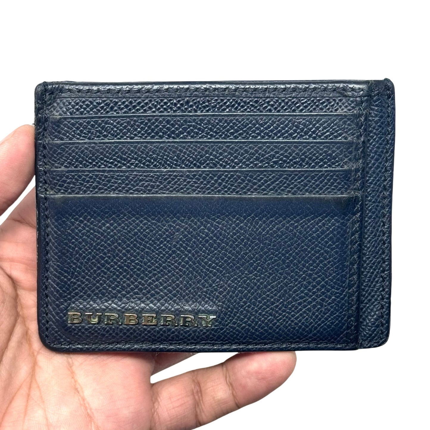 Burberry Navy Cardholder Wallet