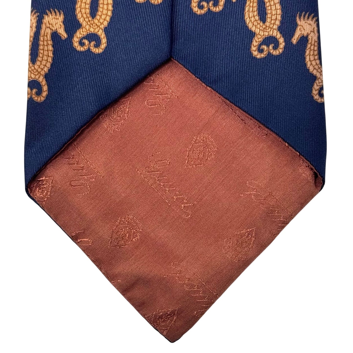 Gucci Seahorse Pattern Tie