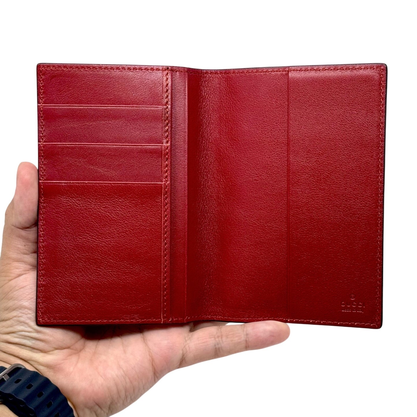 Gucci Crocodile Passport Case