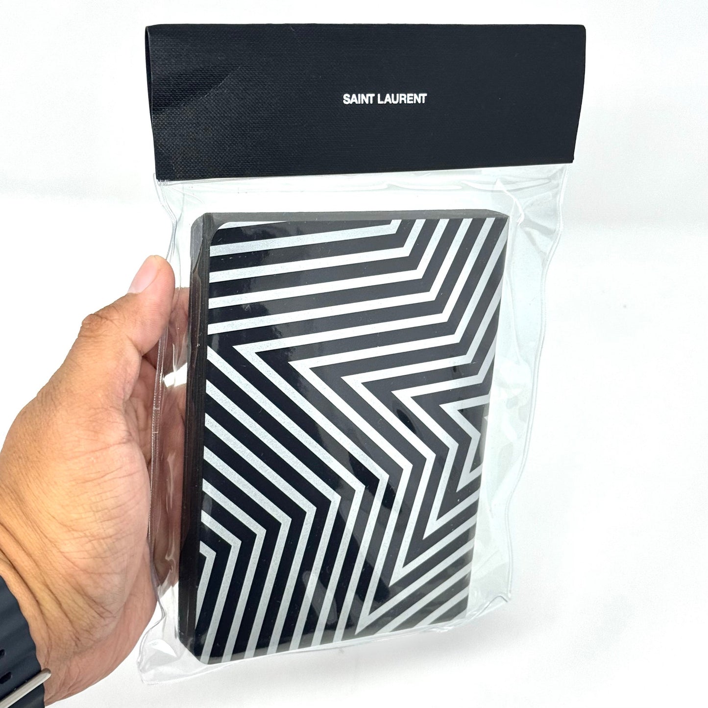 Saint Laurent Star-Patterned Notebook