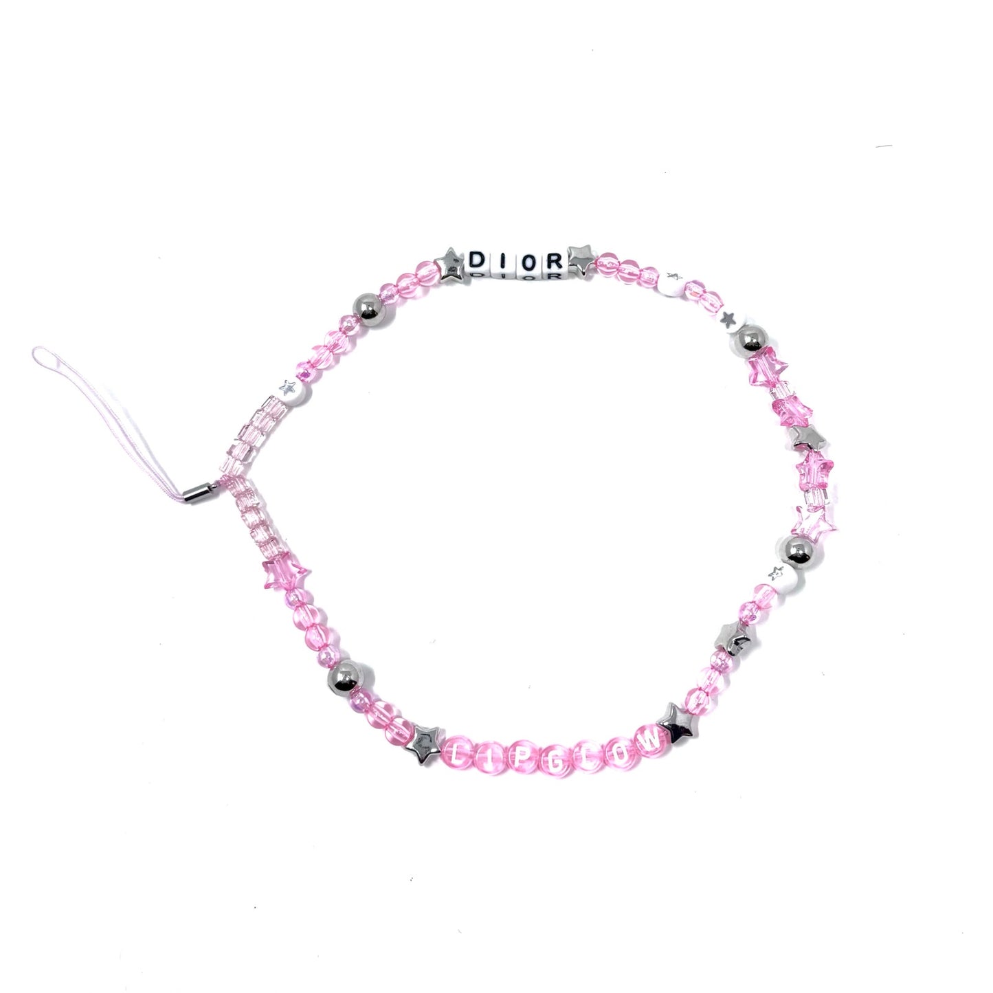 Dior ‘Lip Glow’ Beaded Phone Strap