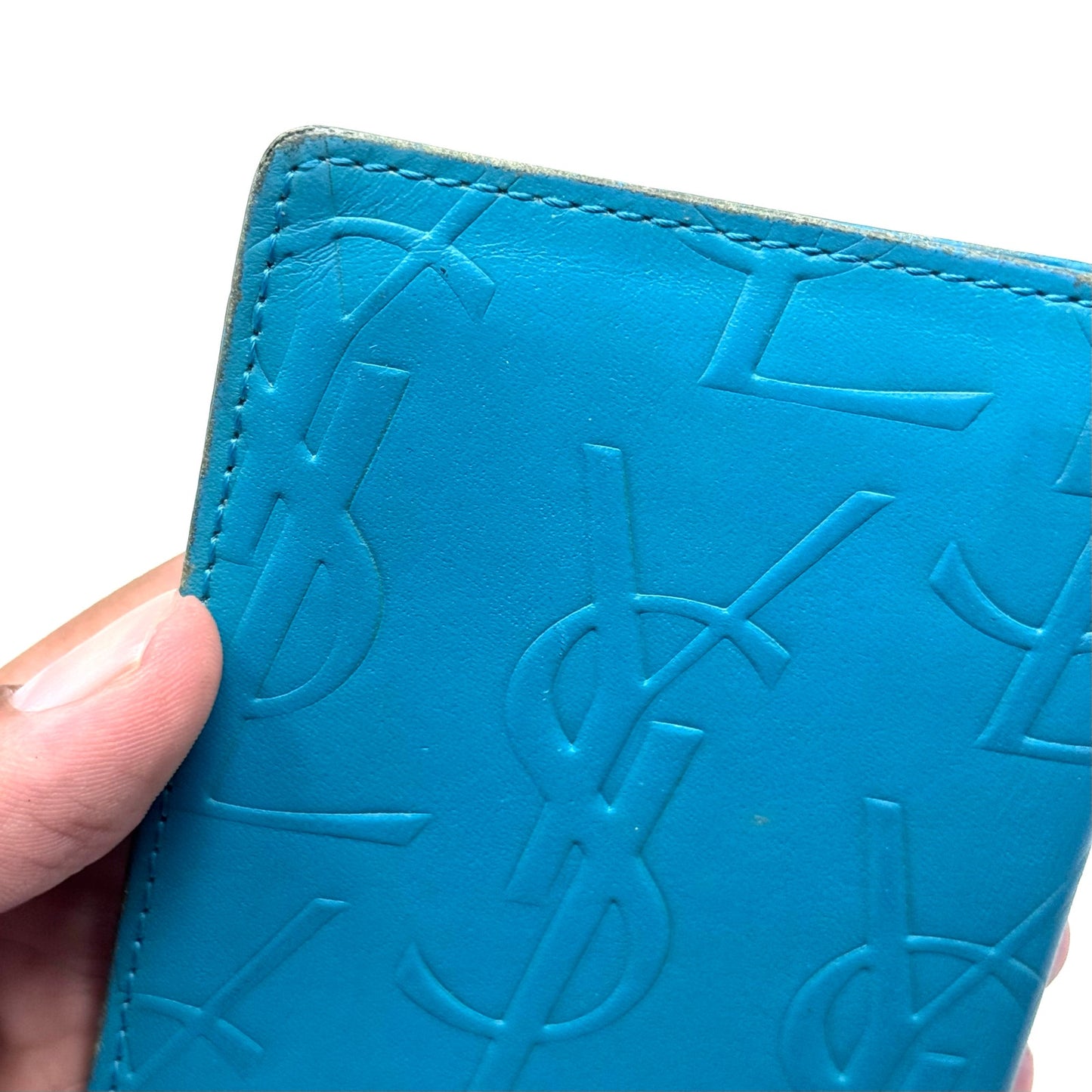 YSL All Black Cardholder Wallet