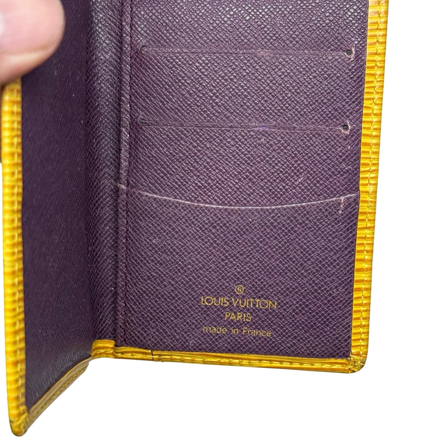Louis Vuitton Yellow Pocket Organizer