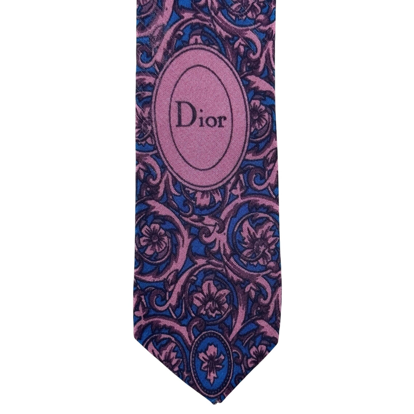 Christian Dior Abstract Pattern Tie