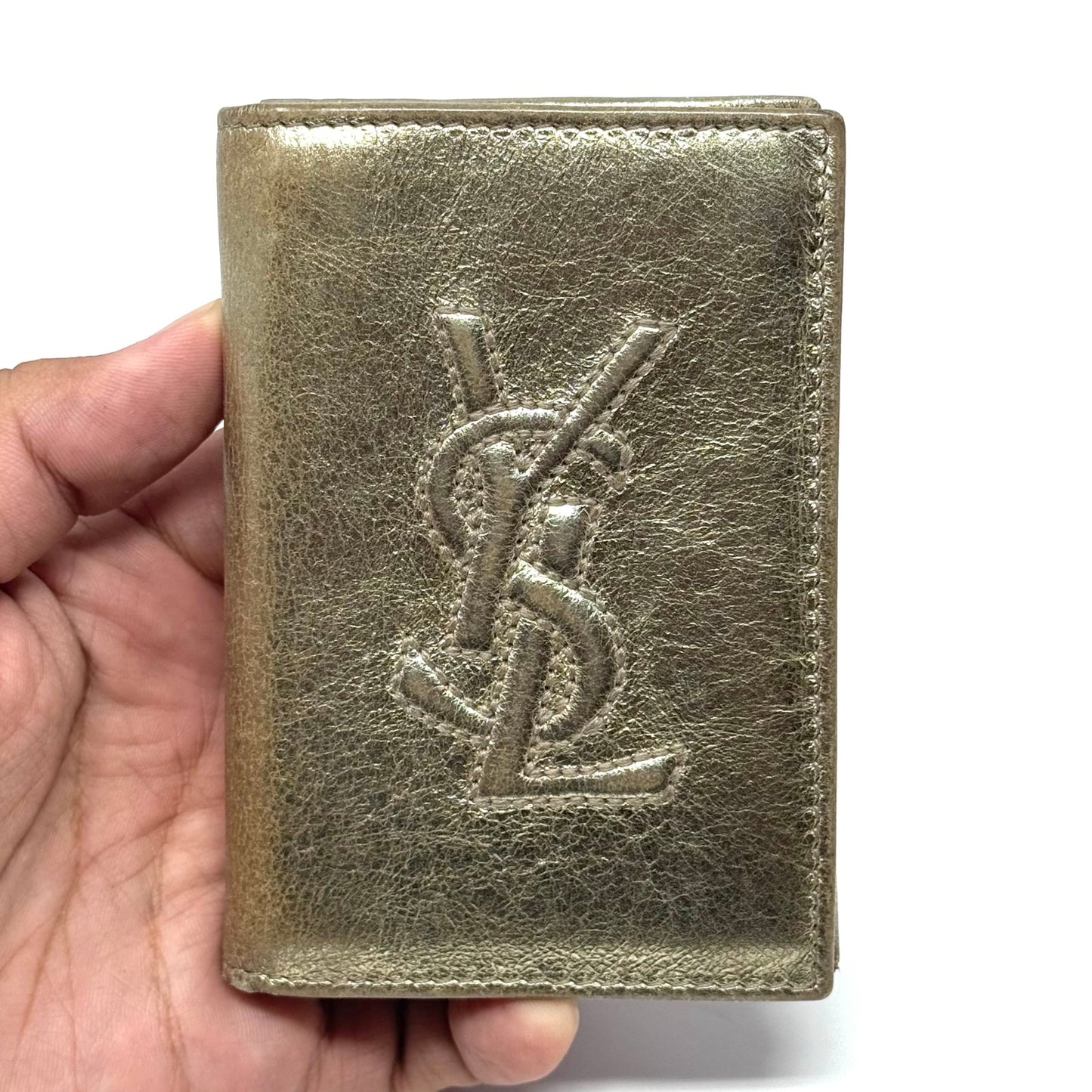 YSL All Black Cardholder Wallet