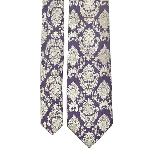 Alexander McQueen Purple Pattern Tie