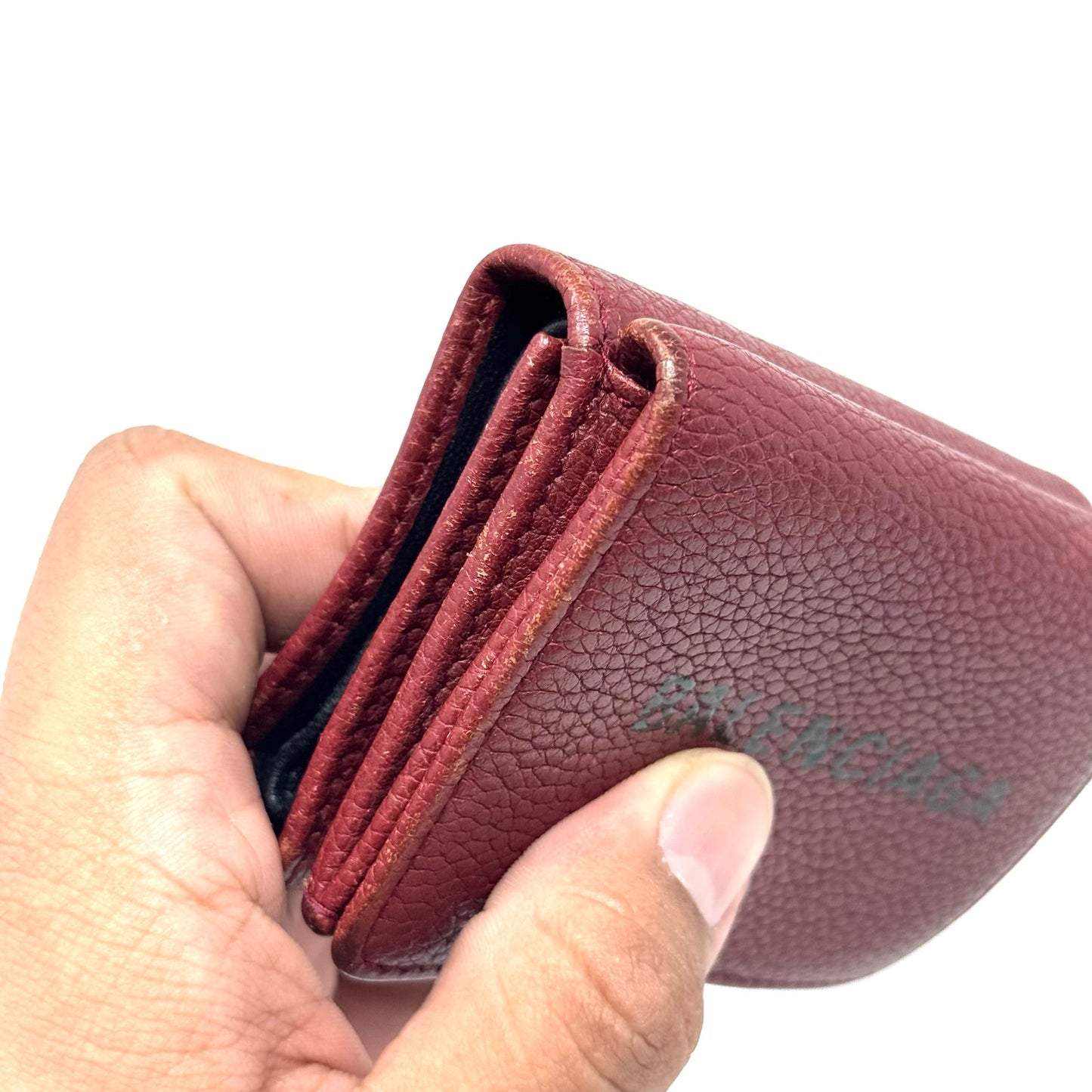 Balenciaga Logo Bifold Wallet