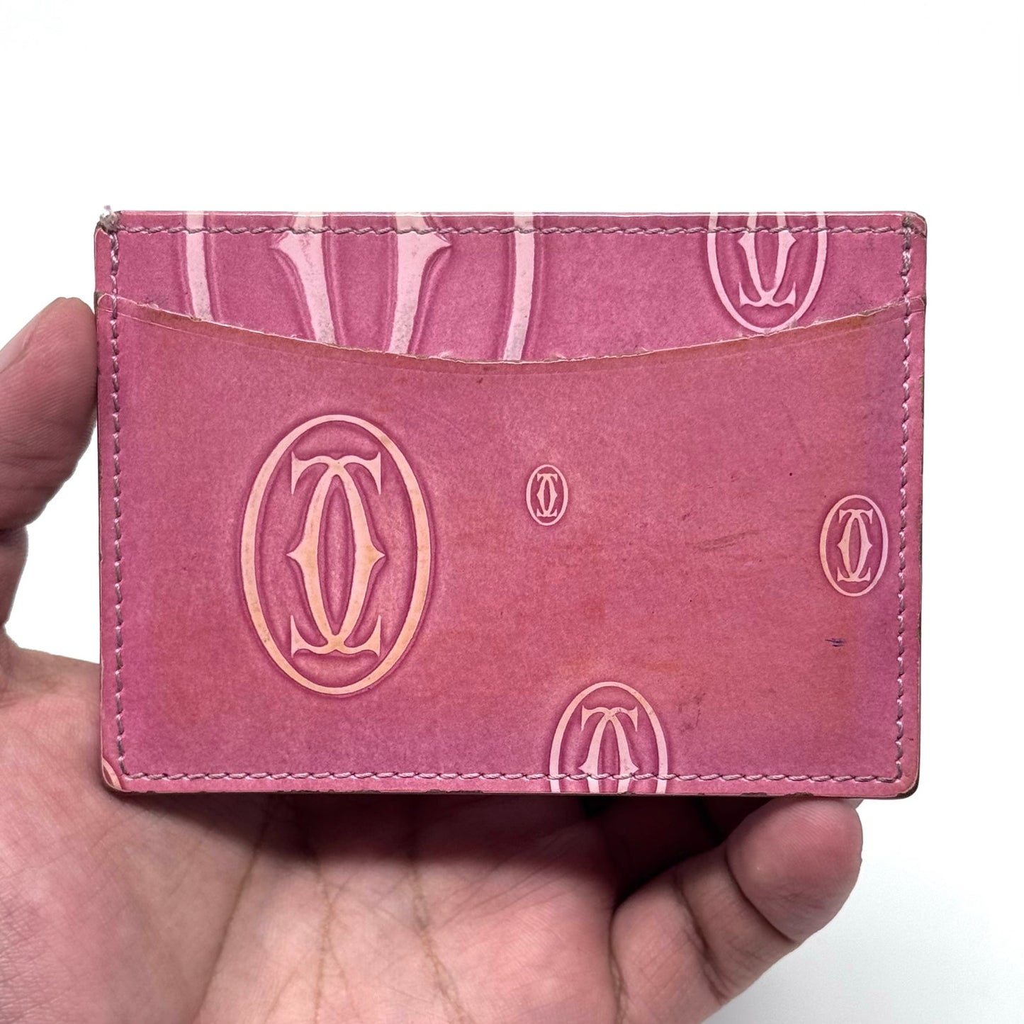 Cartier Pink Cardholder Wallet