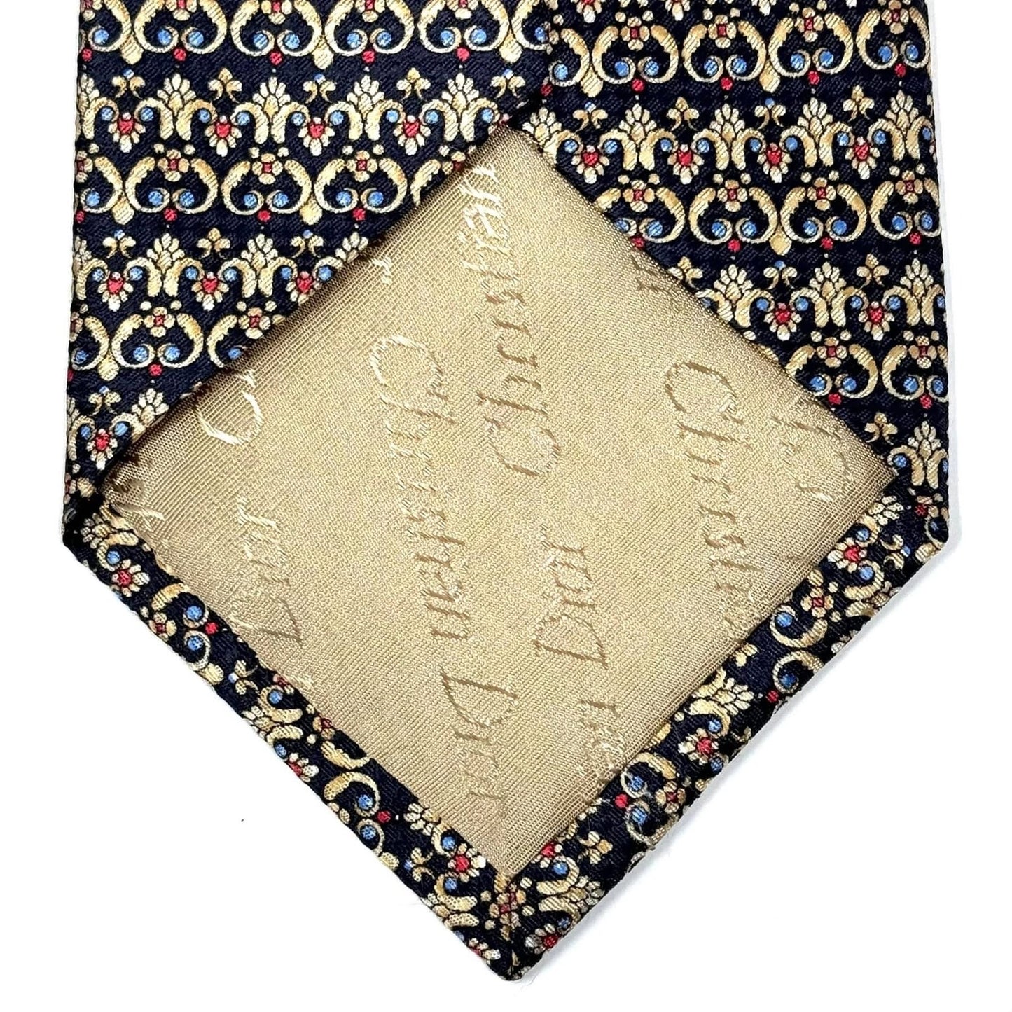 Christian Dior Abstract Pattern Tie