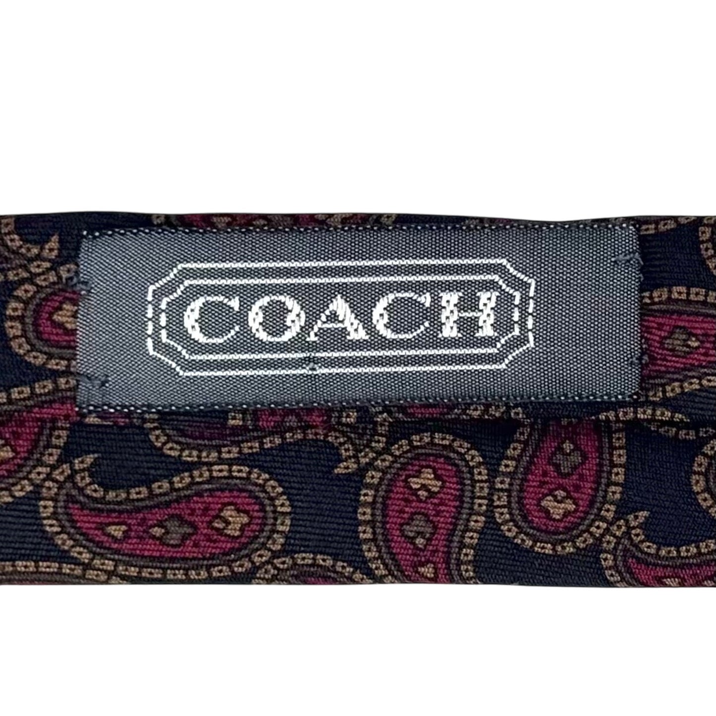 Coach Paisley Pattern Tie