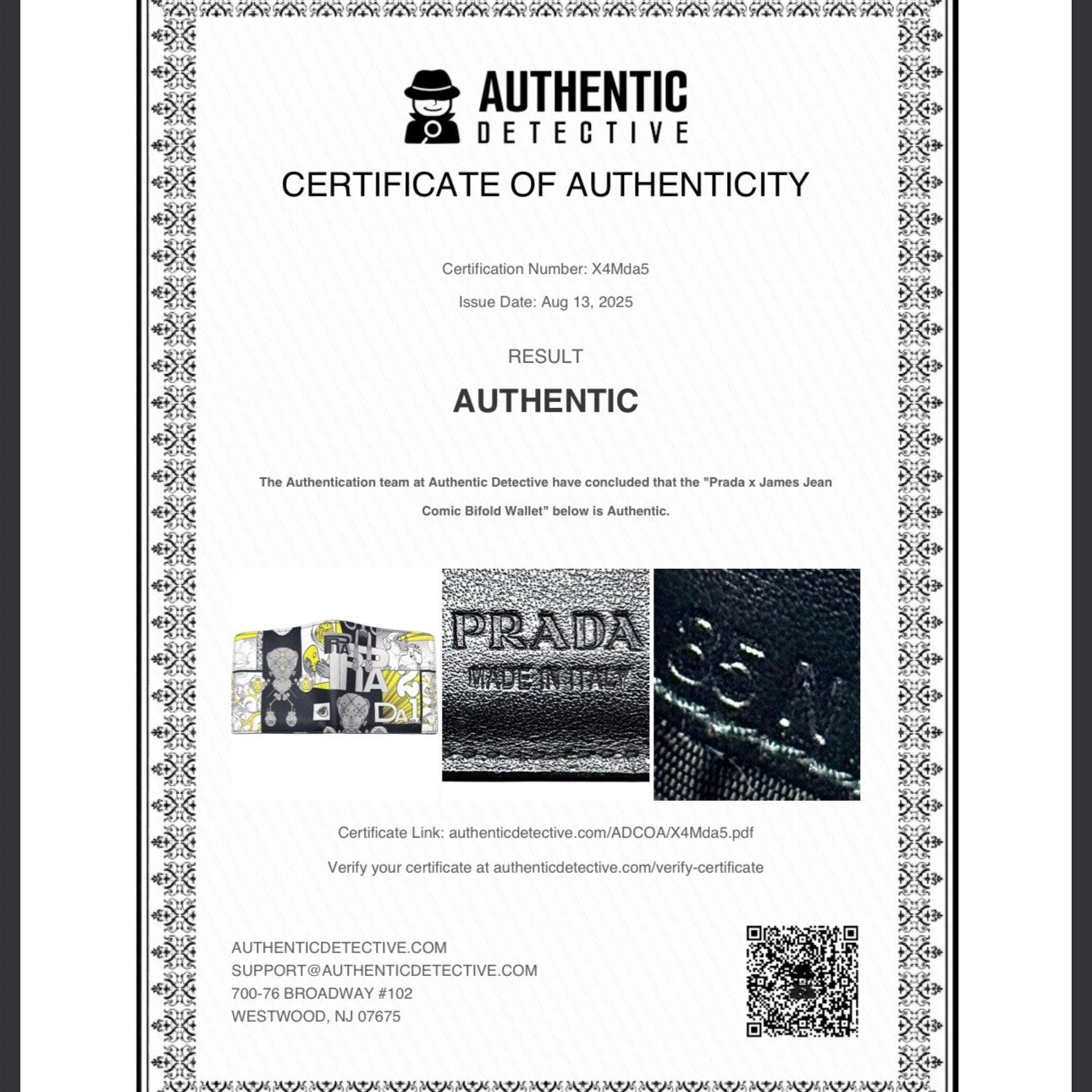 Prada x James Jean Comic Bifold Wallet