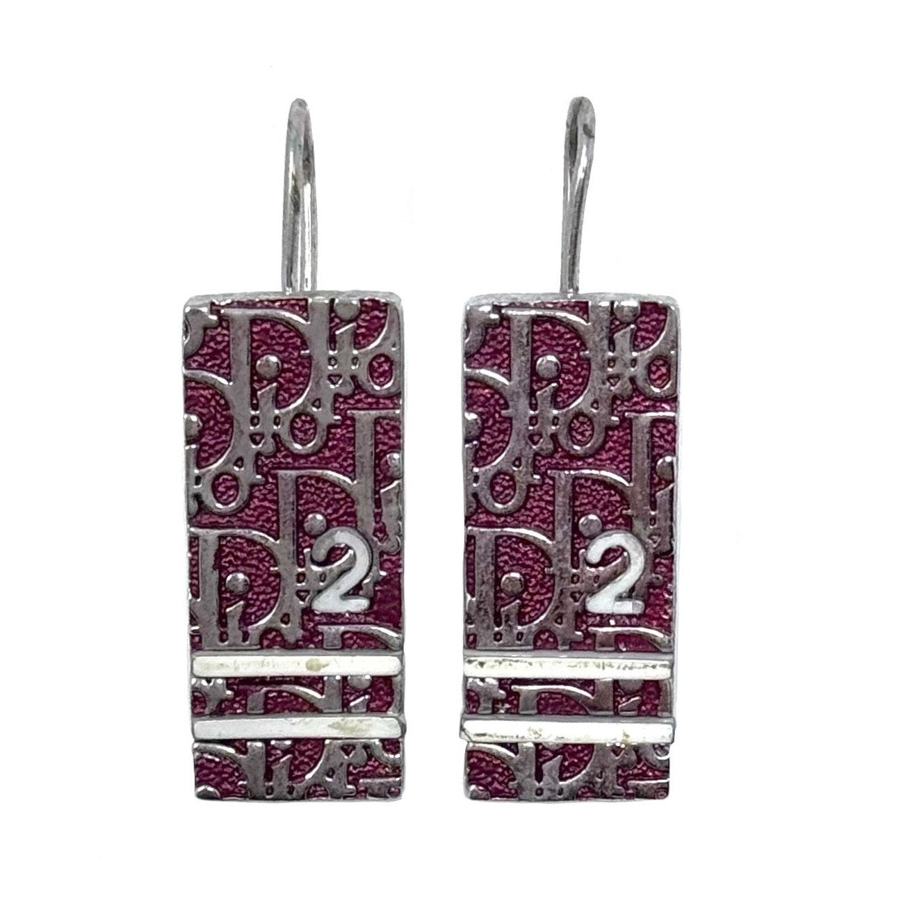 Dior Oblique ‘2’ Earrings