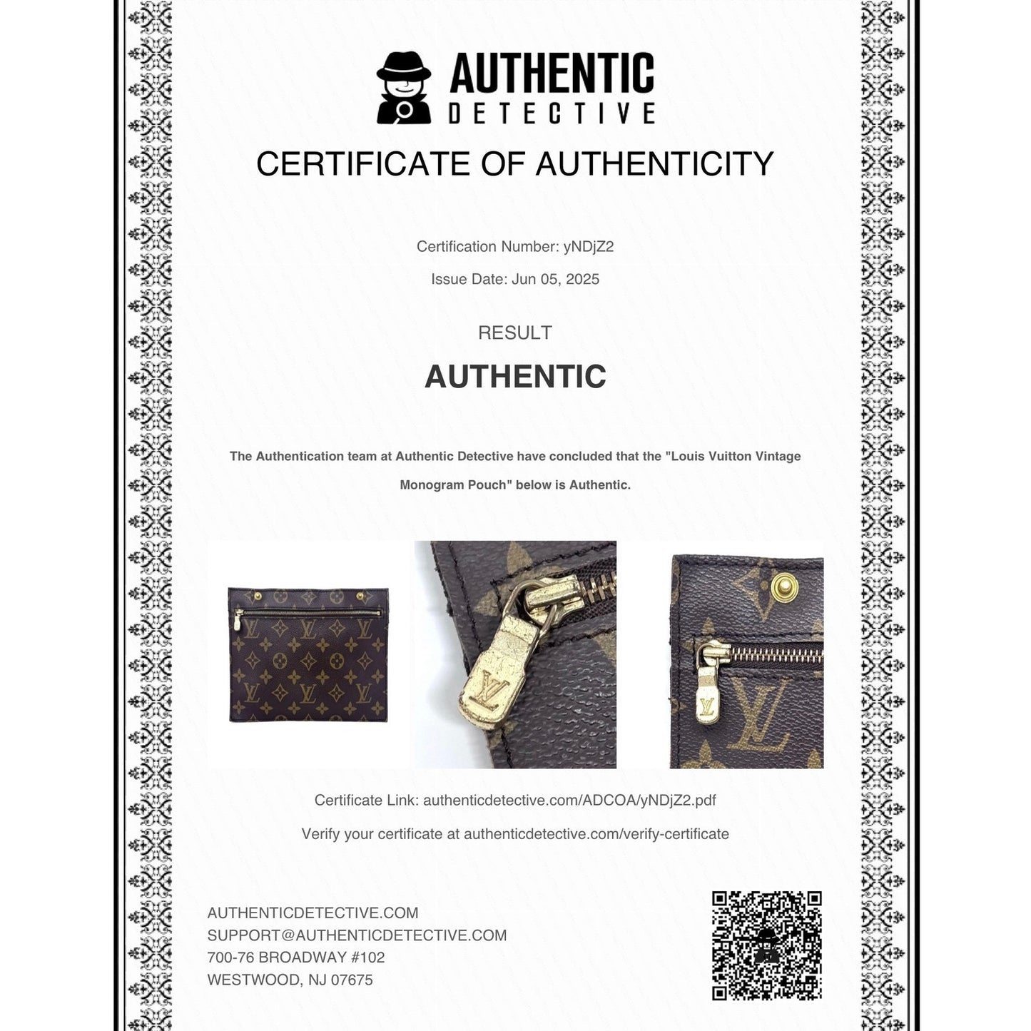 Dior Oblique Zipper Pouch