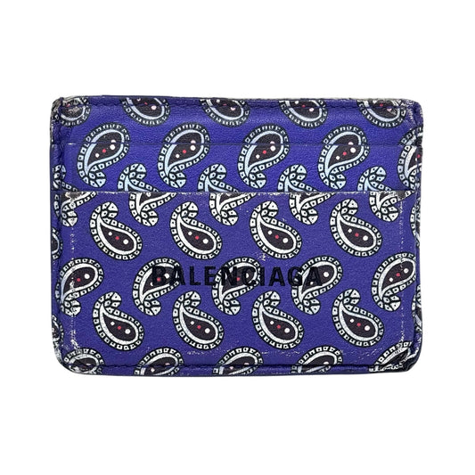 Balenciaga Paisley Cardholder Wallet