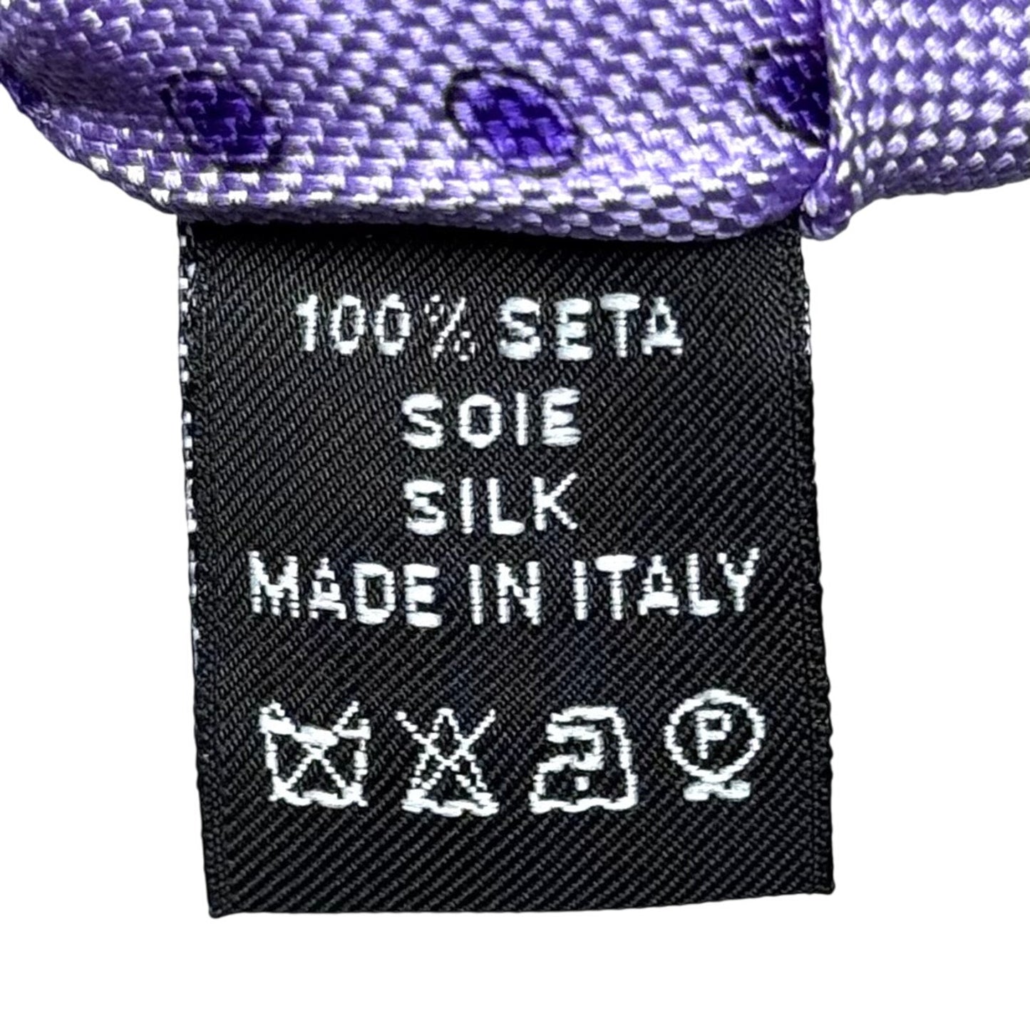 Versace Purple Medusa Tie