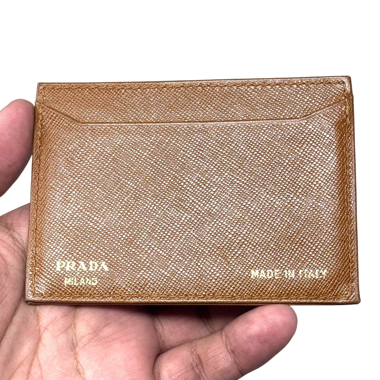 Prada Brown Cardholder Wallet