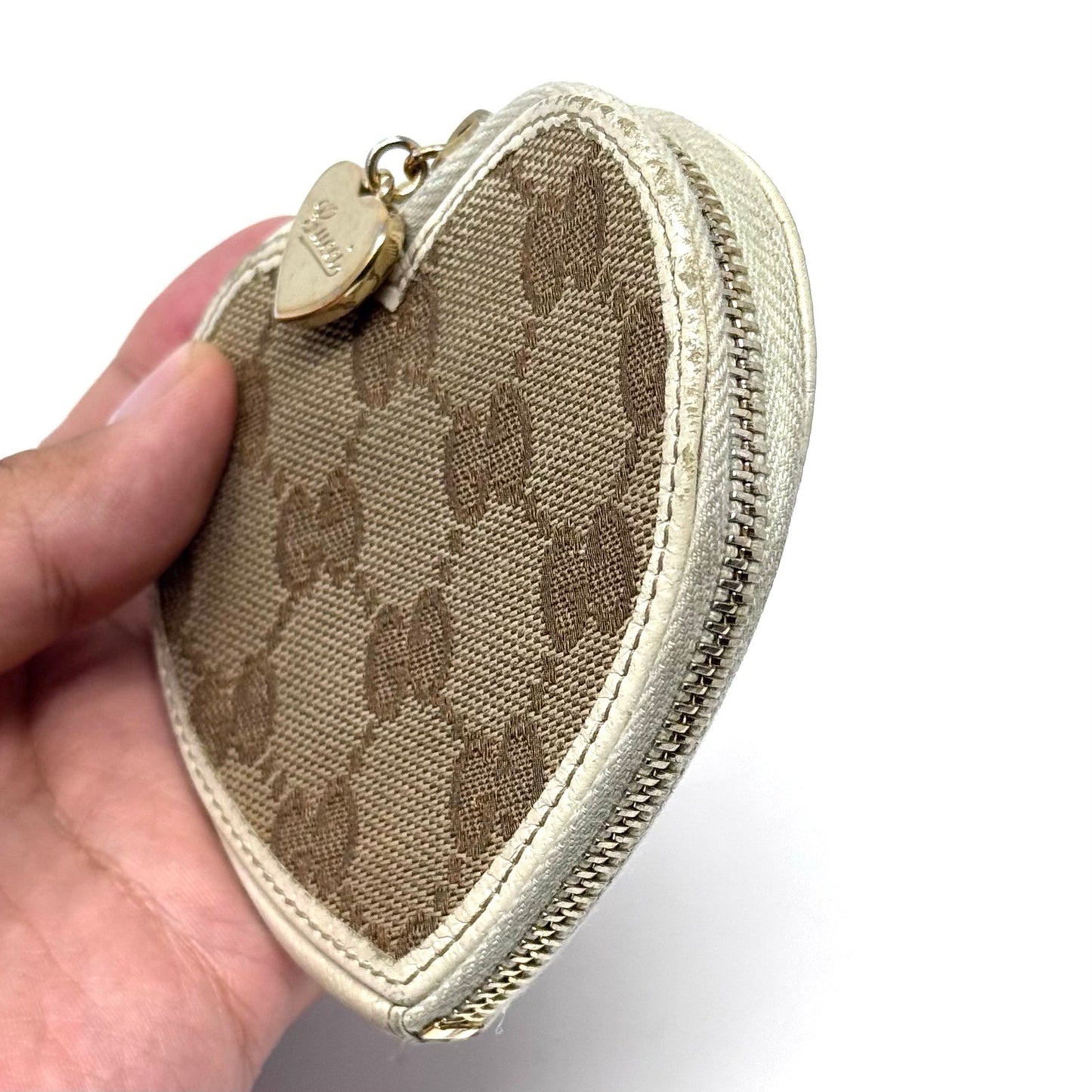 Gucci Heart Zipper Wallet