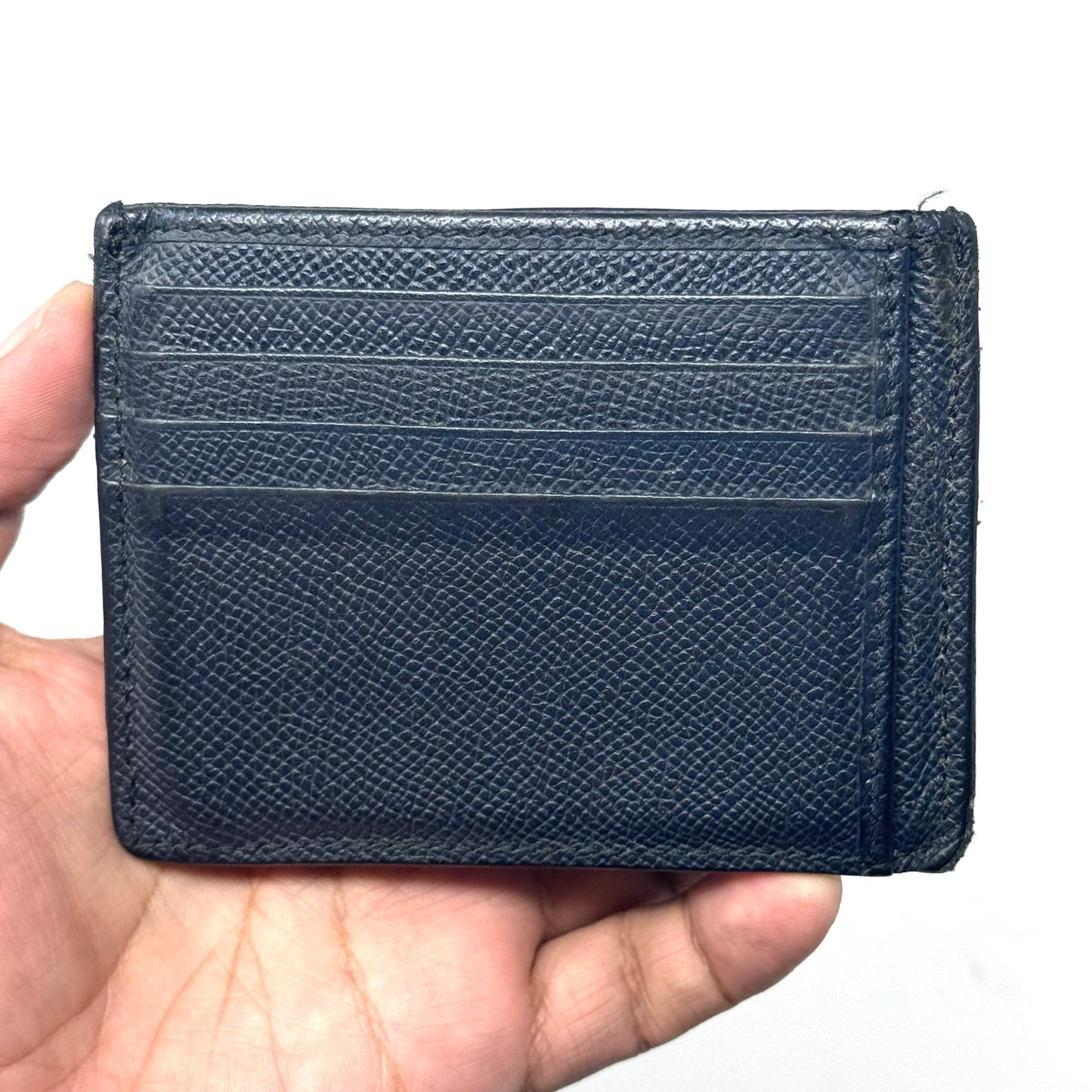 Burberry Navy Cardholder Wallet