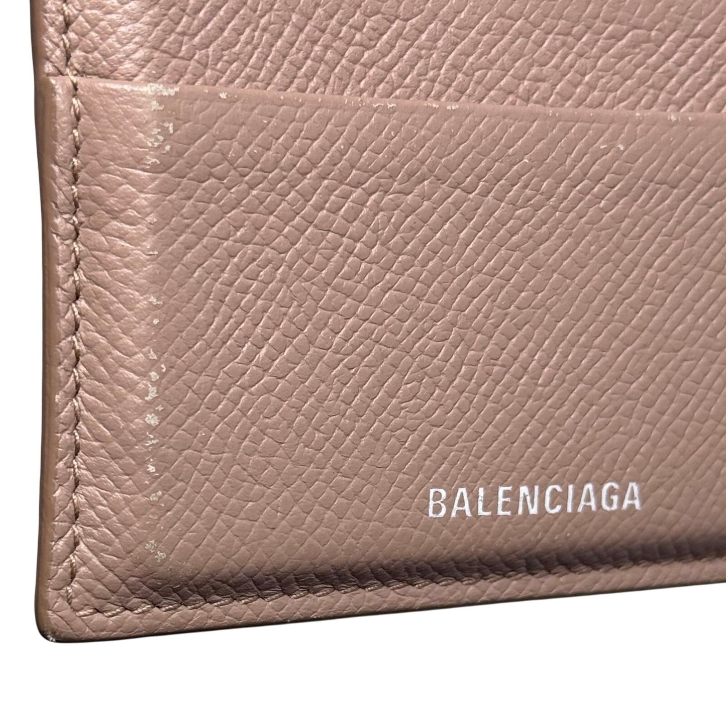 Balenciaga Beige Cardholder Wallet