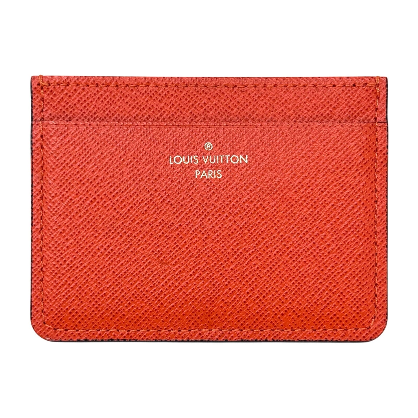 Louis Vuitton Orange Cardholder Wallet