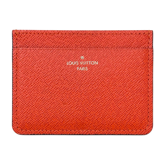 Louis Vuitton Orange Cardholder Wallet