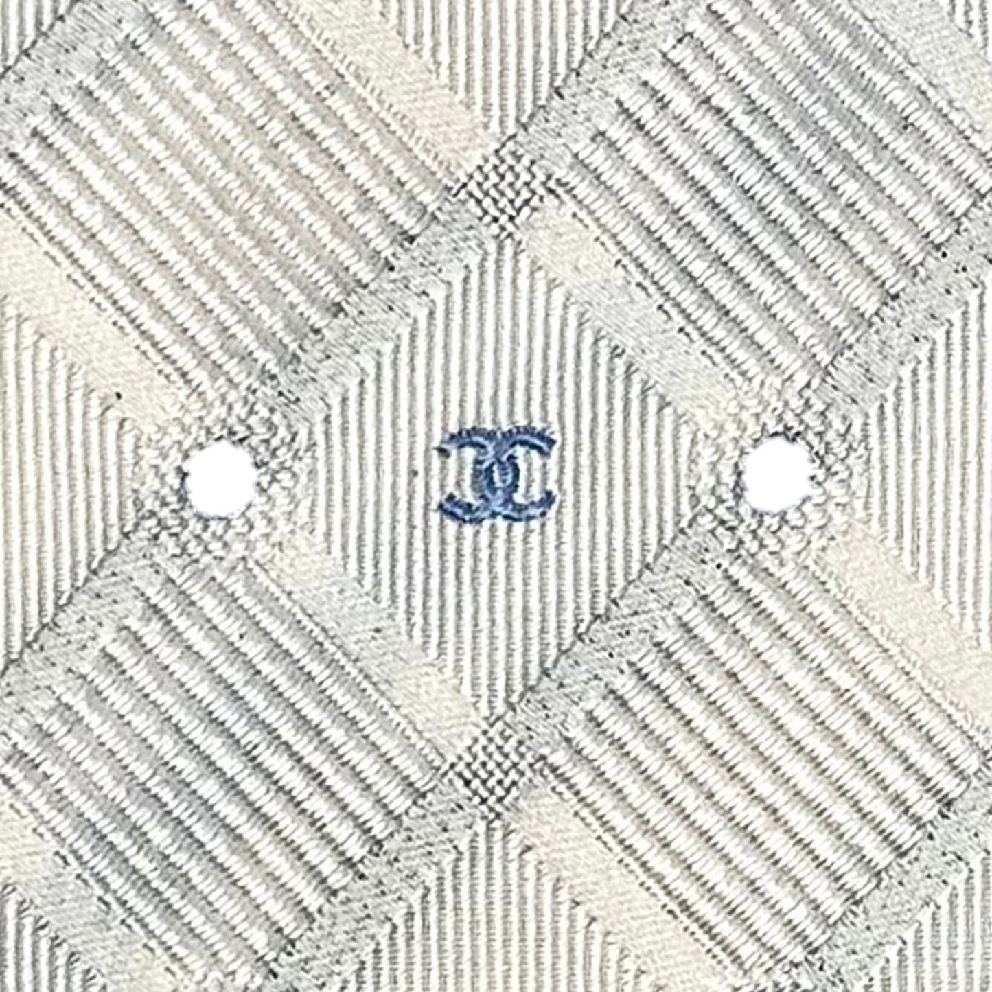 Chanel ‘CC’ Beige Pattern Tie