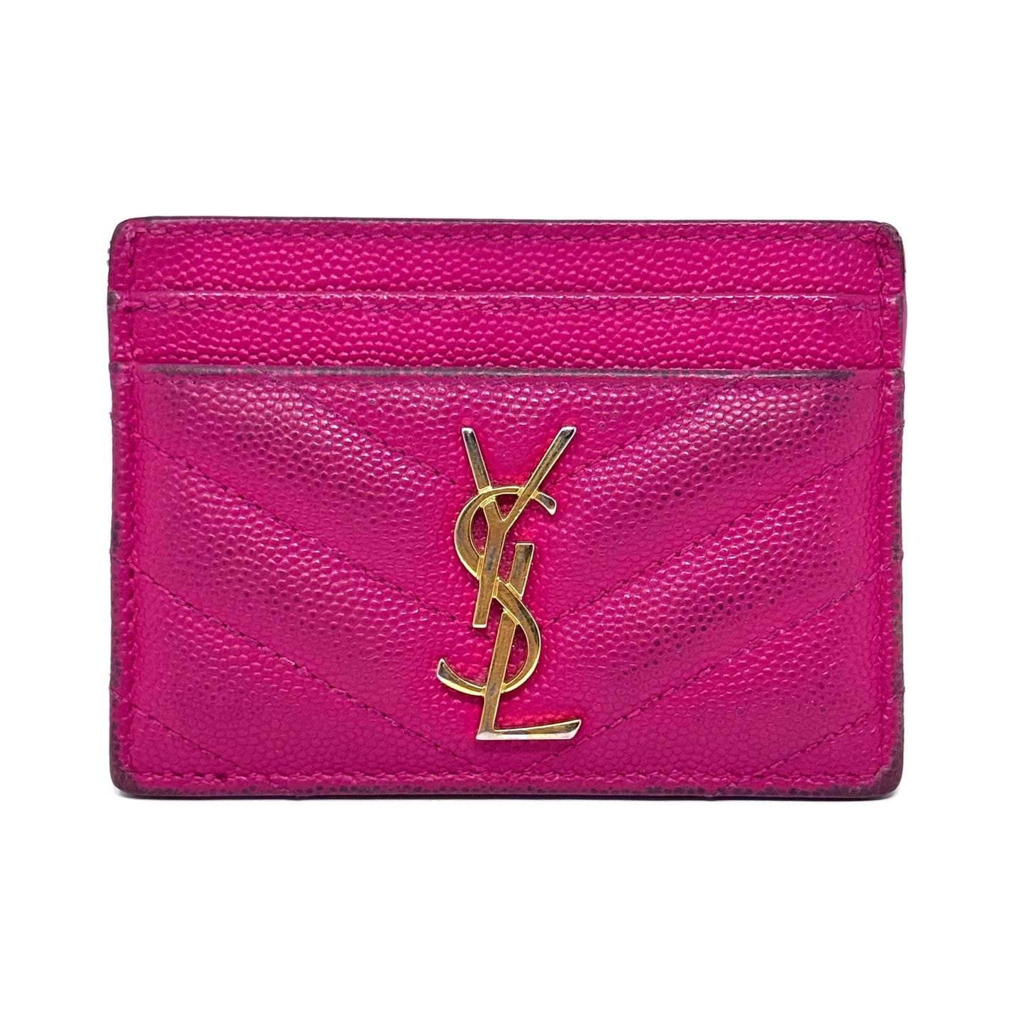YSL All Black Cardholder Wallet