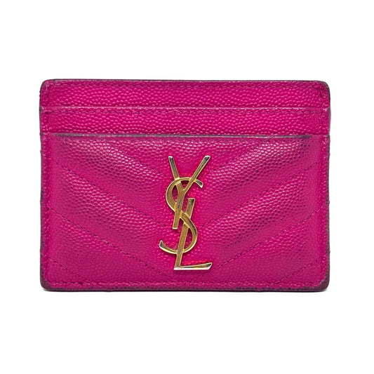 YSL All Black Cardholder Wallet