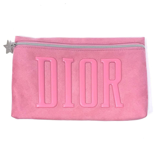Dior Pink Zipper Pouch