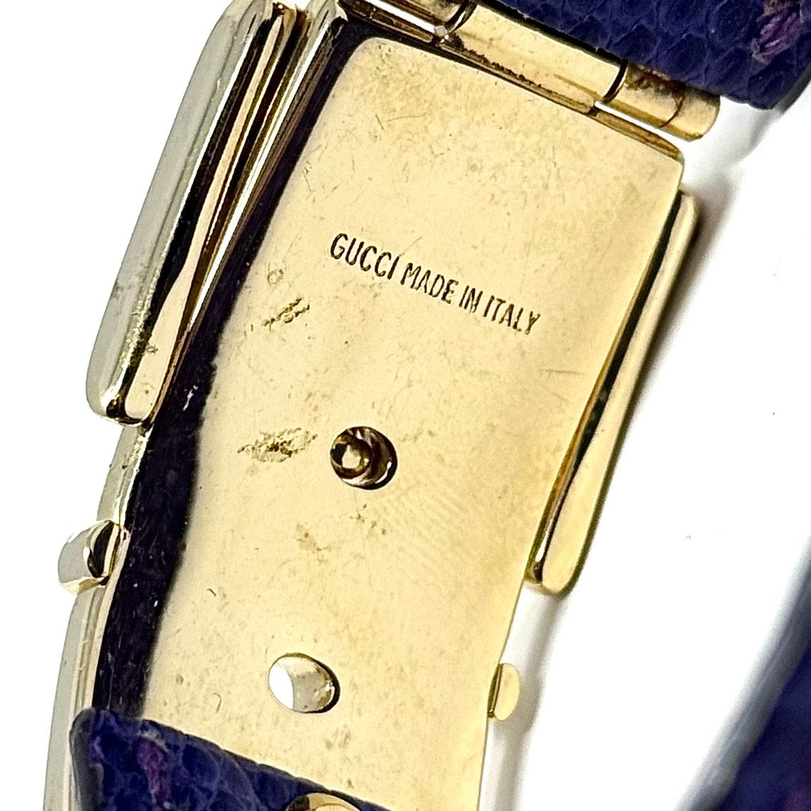 Gucci Purple Lizard Bracelet