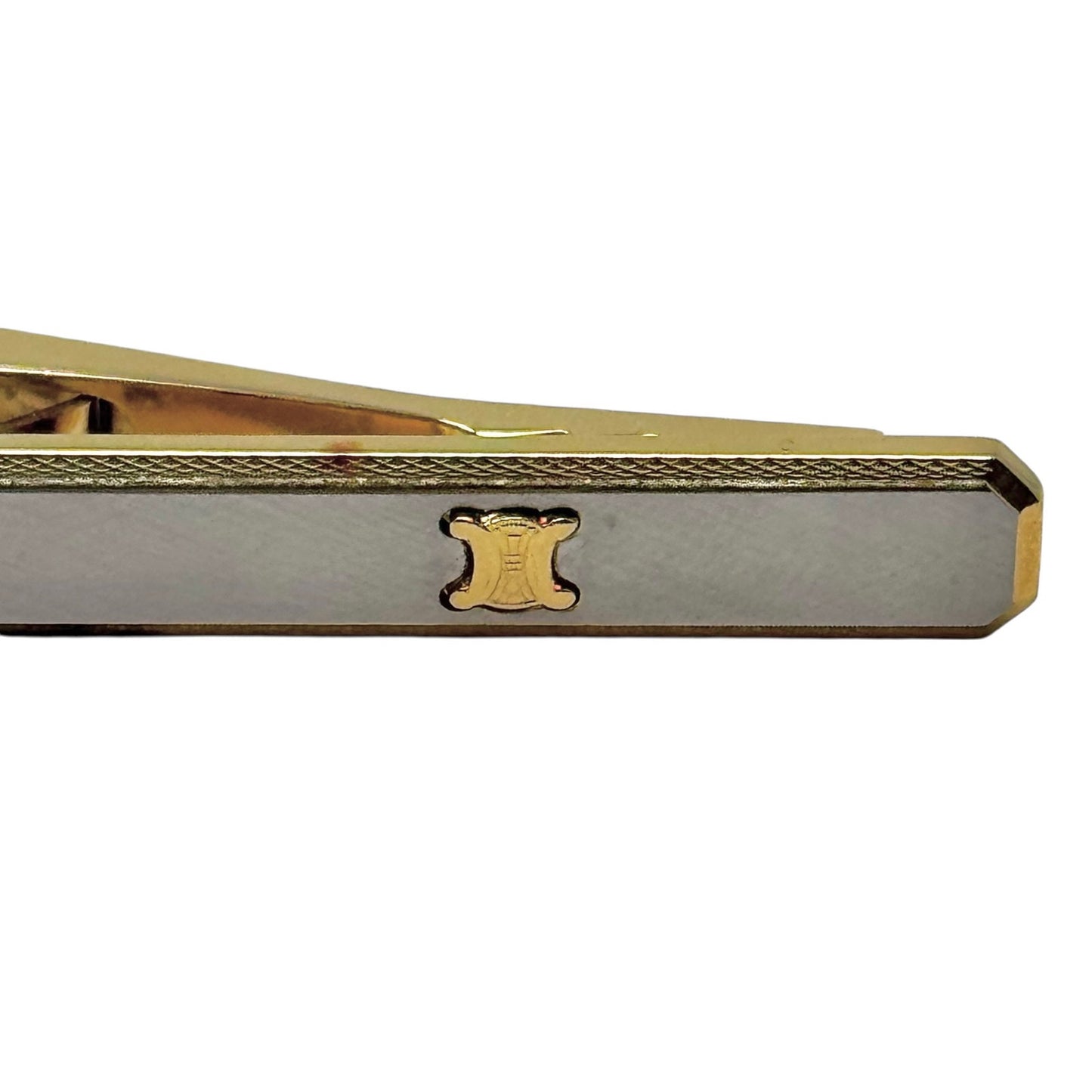 Celine Two-Tone Tie Clip